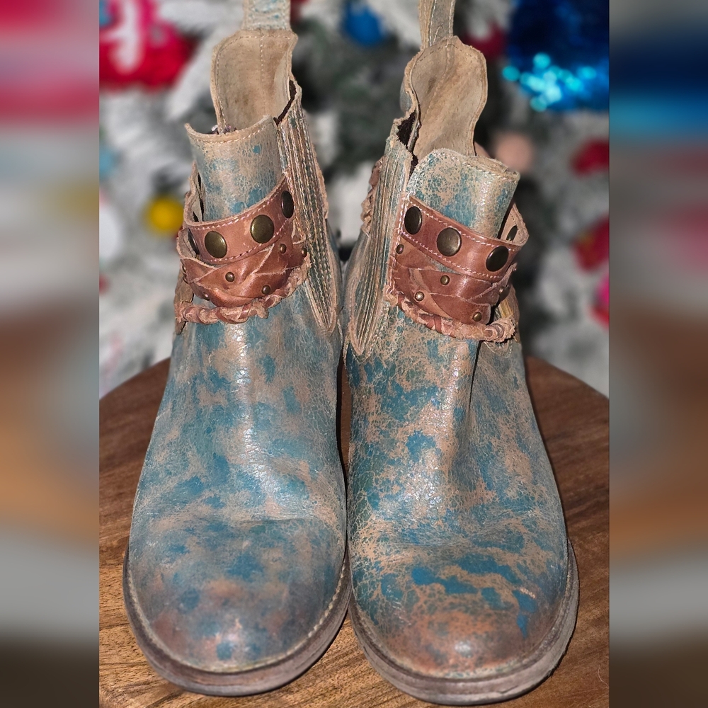 CIRCLE G CONCHO HARNESS BOOT - Picture 3 of 8